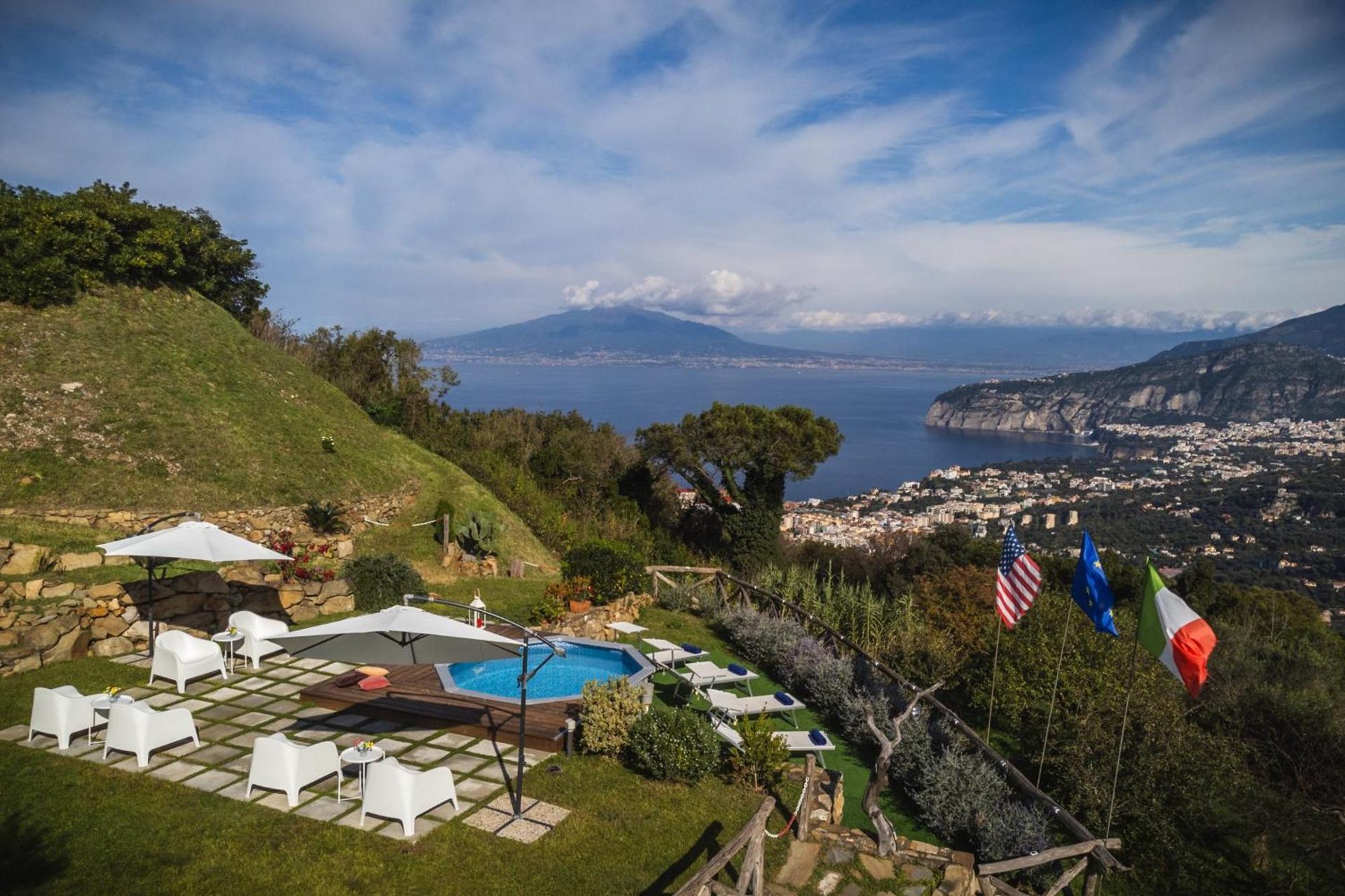 Villa I Due Golfi, vista sul Golfo di Napoli