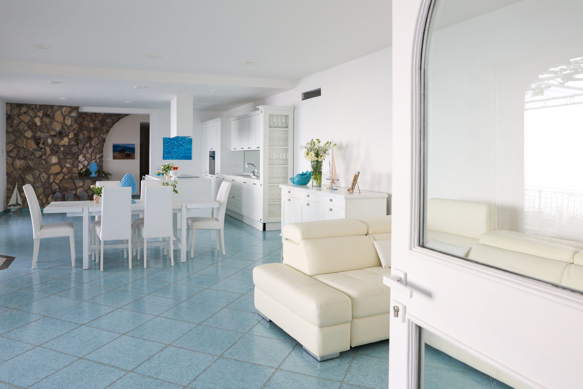 Villa Lantana, il salone