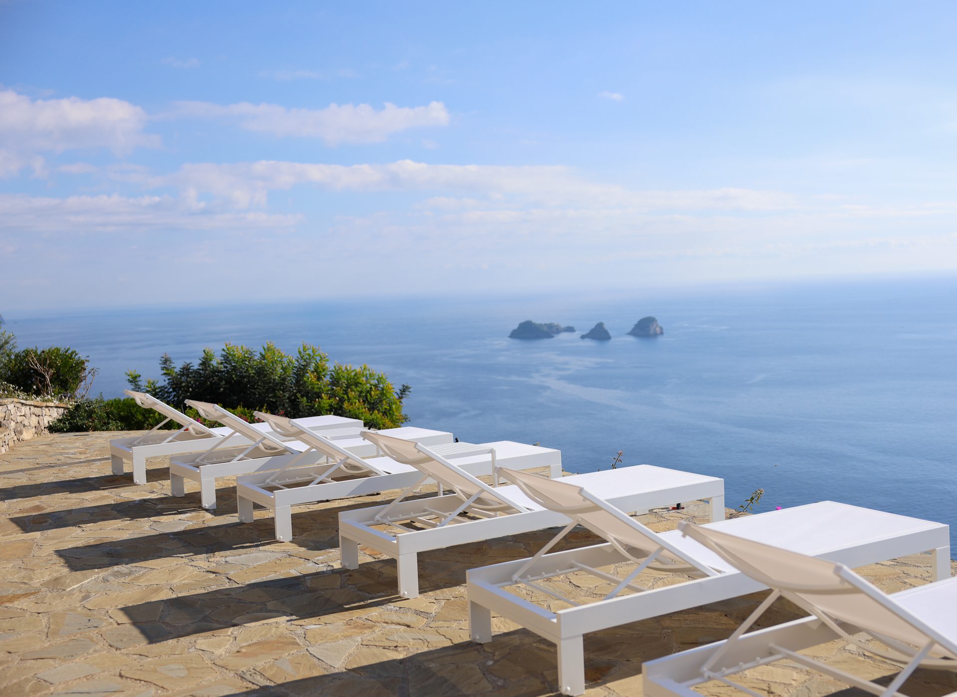 Villa Lantana, solarium , prospettiva