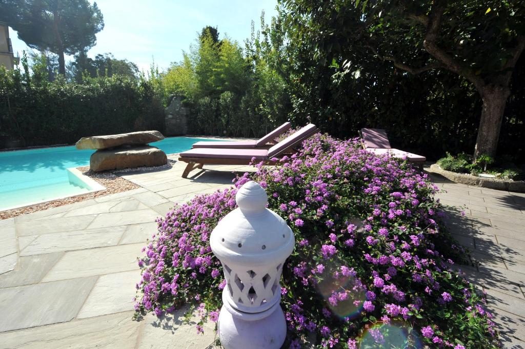Villa Titina, l'angolo piscina